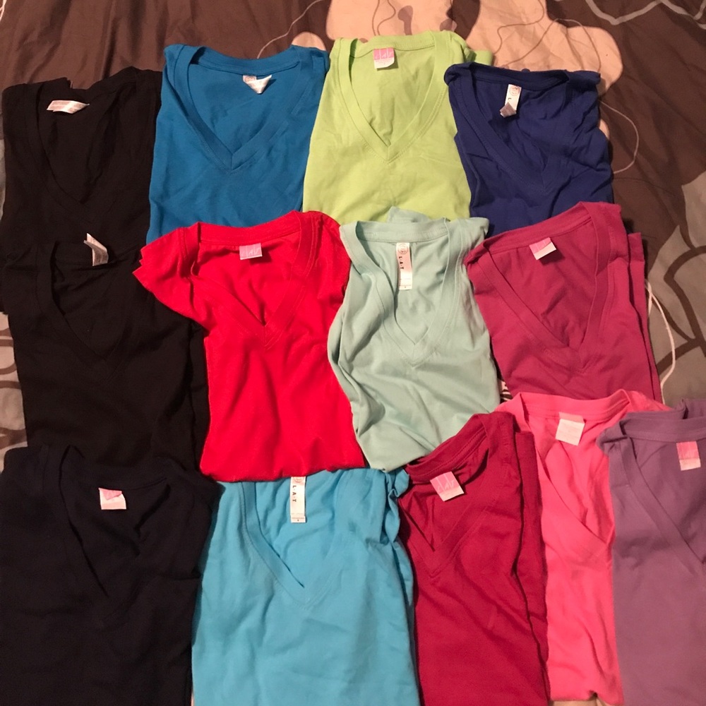 Lot of 13 Size Small Never Worn Vnecks