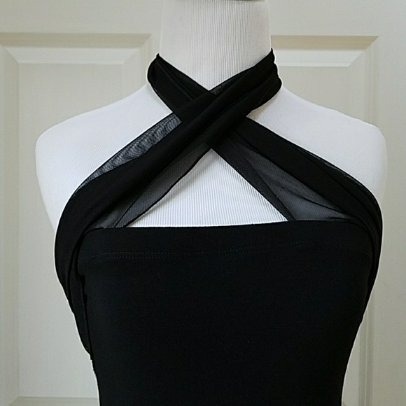 Multiway little black dress! Juniors size L. - Picture 3 of 6