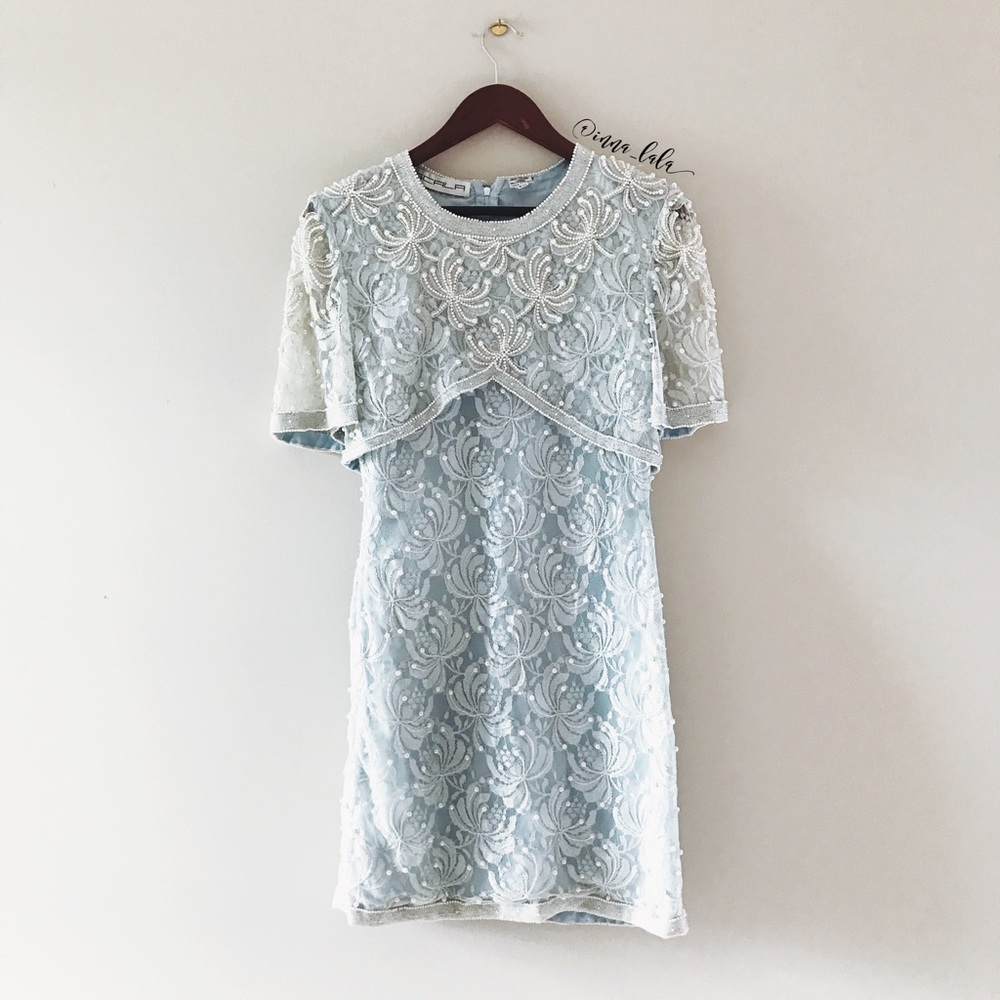 {Vintage} Scala • Pearl Lace Dress