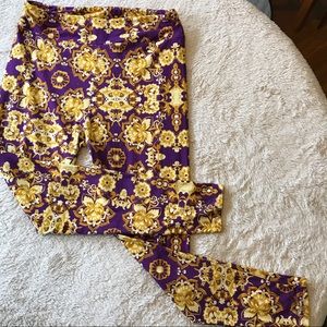Lularoe TC floral print leggings