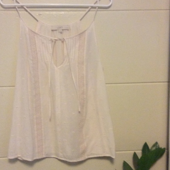 LOFT camisole blouse, light pink size MP - Picture 2 of 4