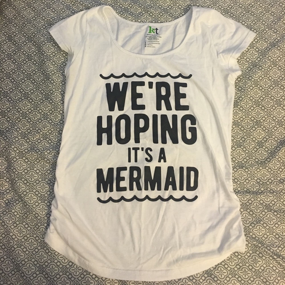 Maternity mermaid shirt