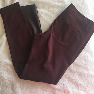 Faux Leather Skinny Jeans