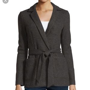 Jolie wool-blend tie jacket