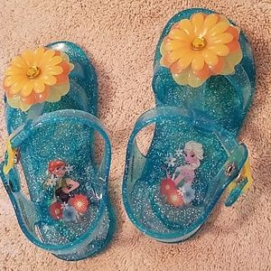 Frozen Fever Sandals Toddler Girls Size 9