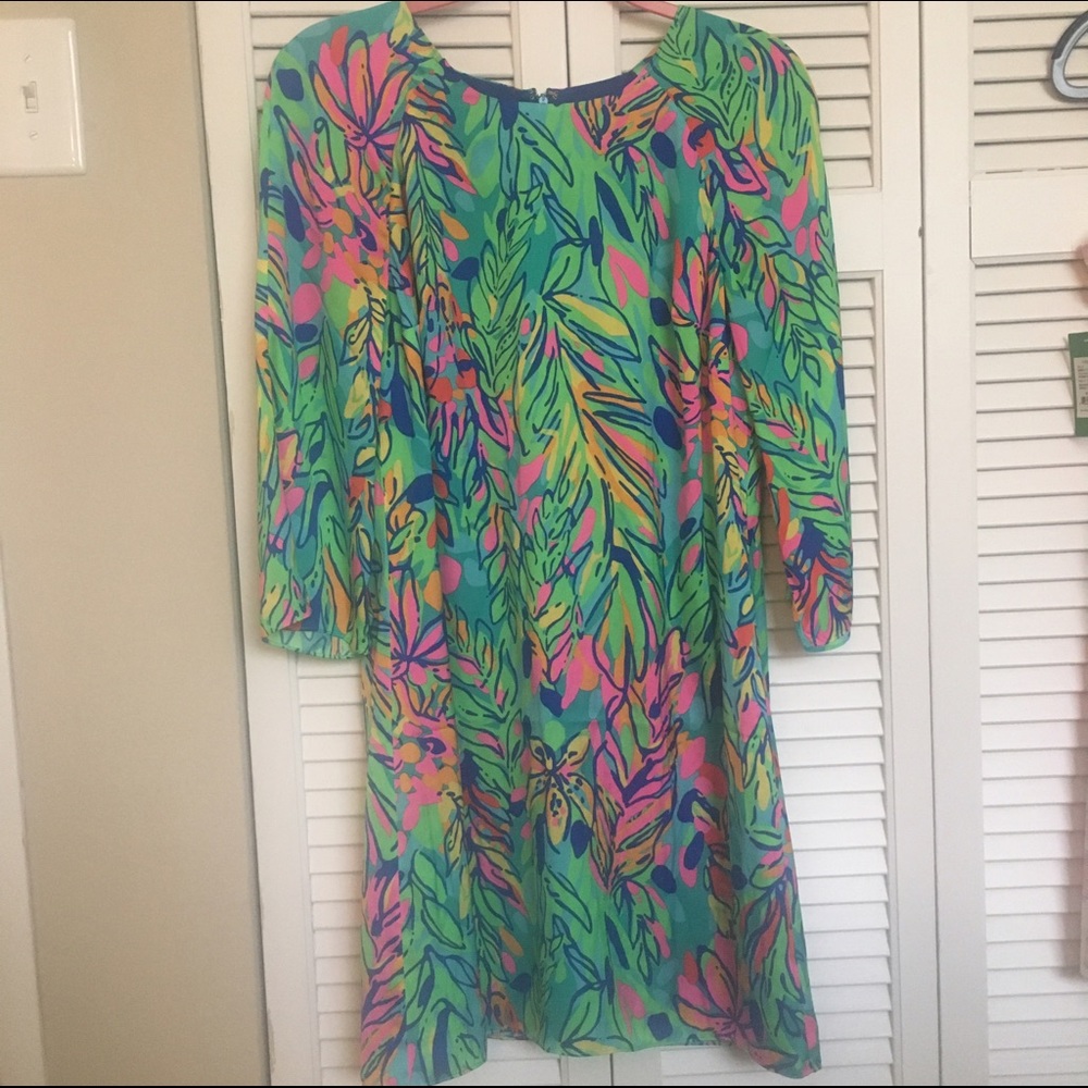 Lilly Pulitzer Carol Shift Dress in Hot Spot