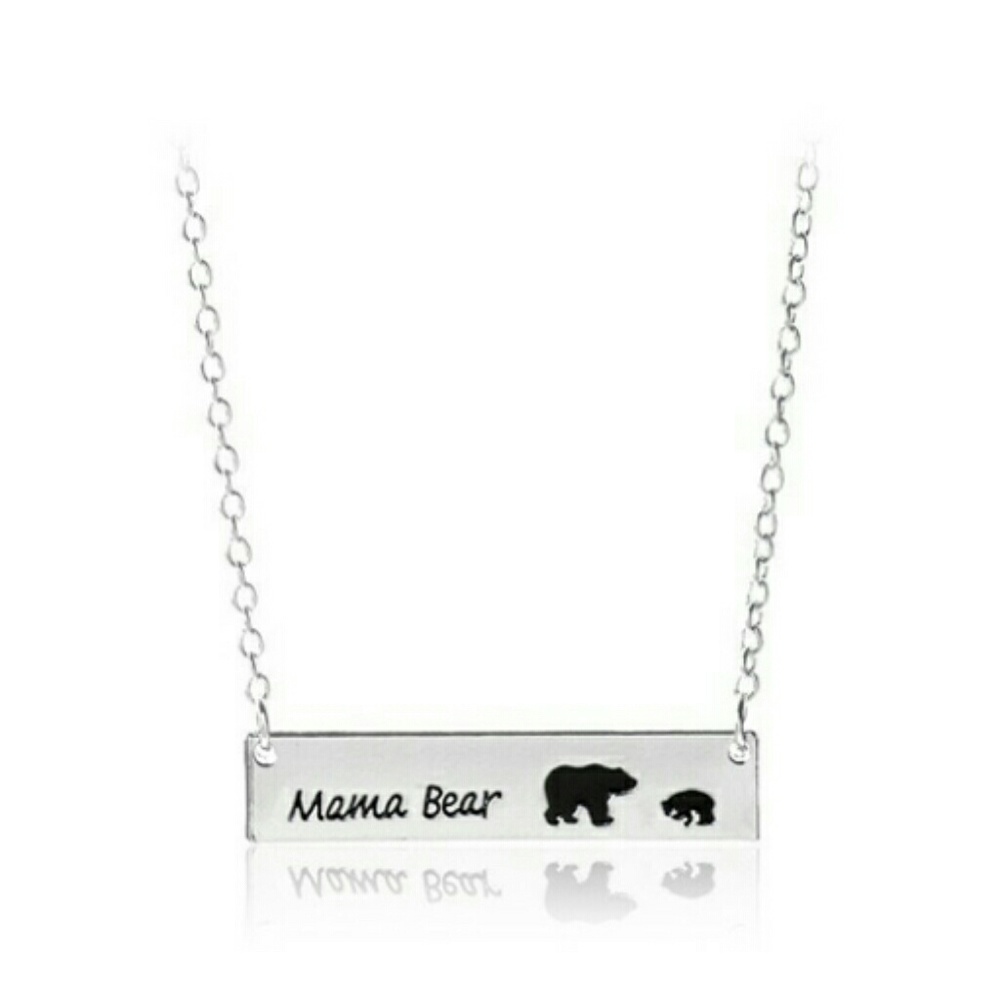 Mama bear necklace ( one cub ) - Picture 2 of 3