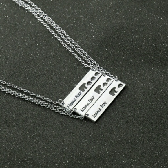 Mama bear necklace ( one cub ) - Picture 3 of 3