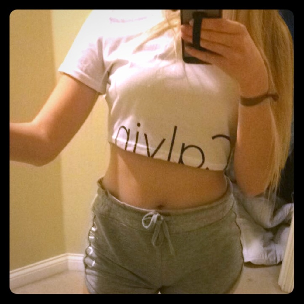 Calvin Klein crop top