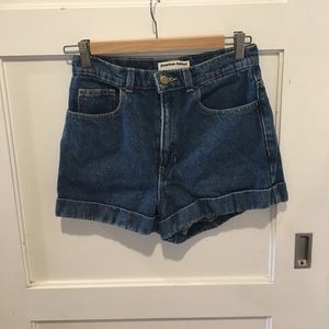 American Apparel jean shorts