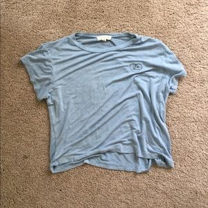 LA Hearts Embroidered Crop Top