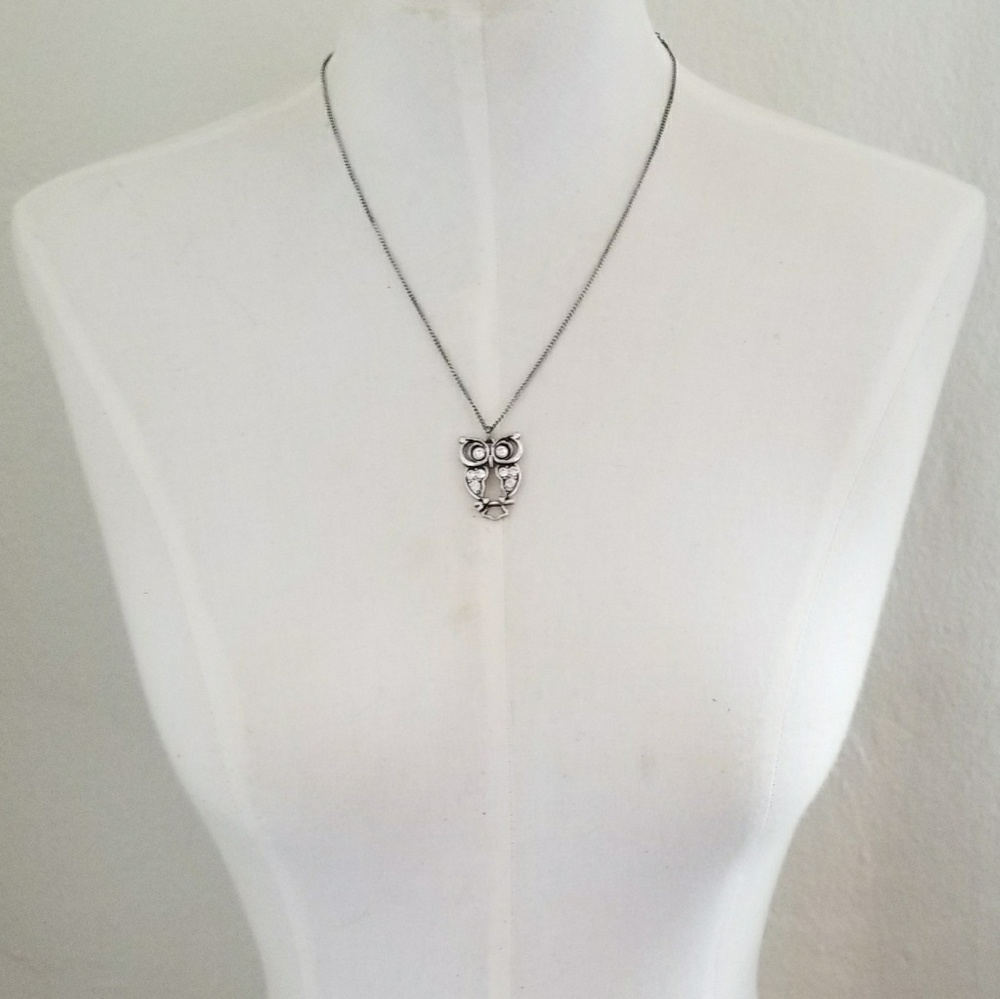 Cute Owl Pendant on Chain