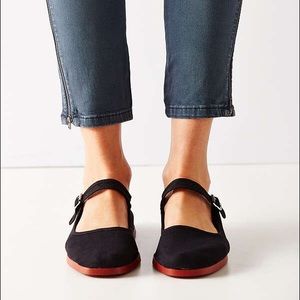 Urban Outfitters Cotton Mary Jane Flat