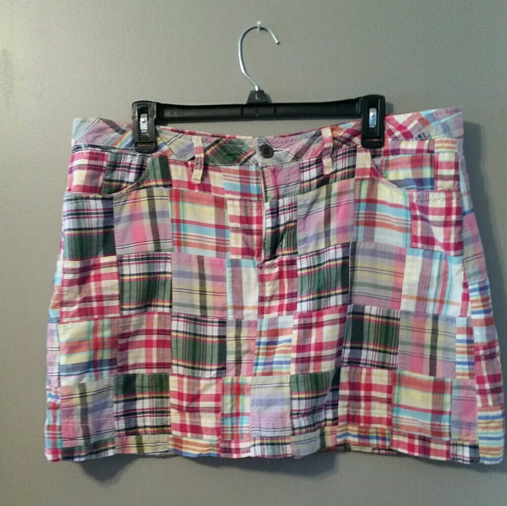 Cute Checked Skort