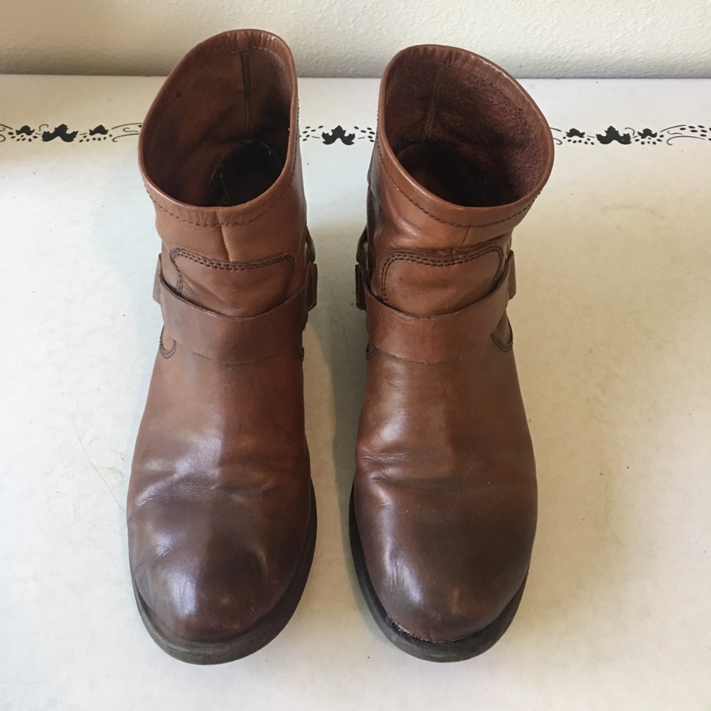 Lucky Brand brown leather boots size 10