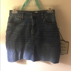 BDG jean pencil skirt