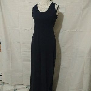SUSTAINABLE Organic Cotton Racer back maxi dress