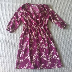 Purple Floral Dress