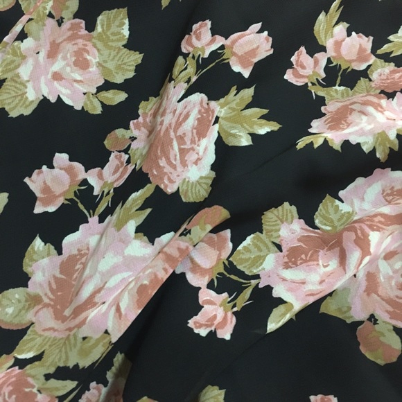 Halter flowing bohemian hippie gypsy swing dress - Picture 4 of 4