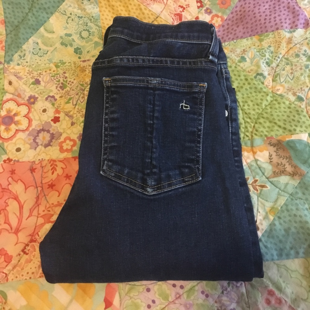 Rag and Bone high rise skinny jeans