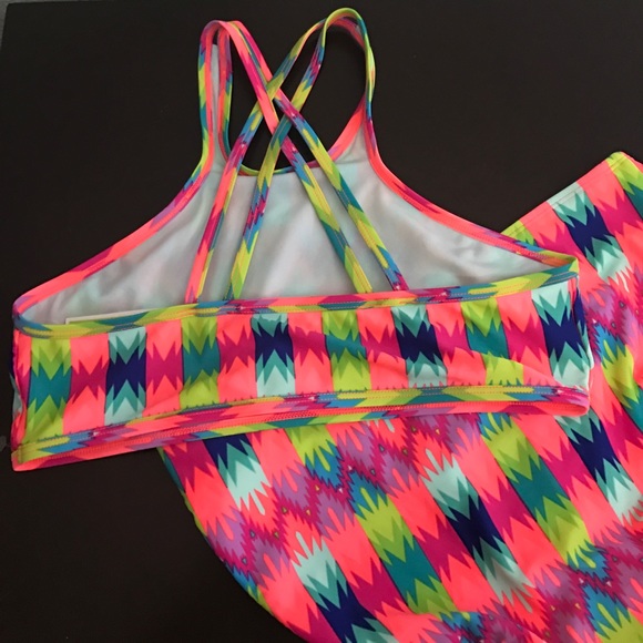 NWT Girls Neon Bikini - Picture 2 of 2