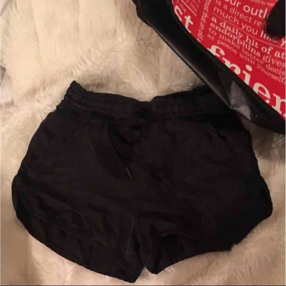 Black Lululemon shorts