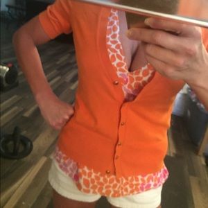 Short sleeve cardigan