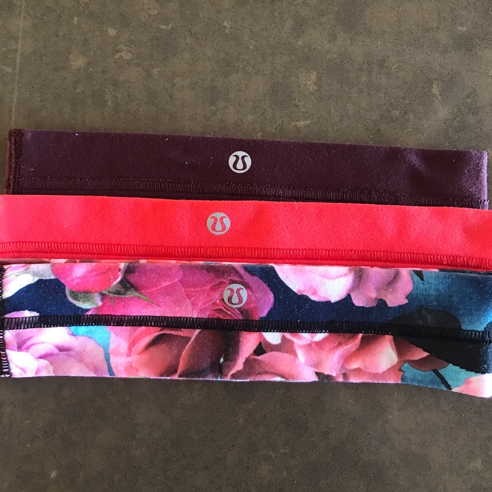 3 lululemon headbands