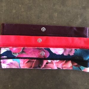3 lululemon headbands