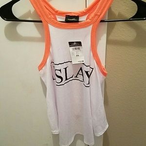 I slay tank top size xs