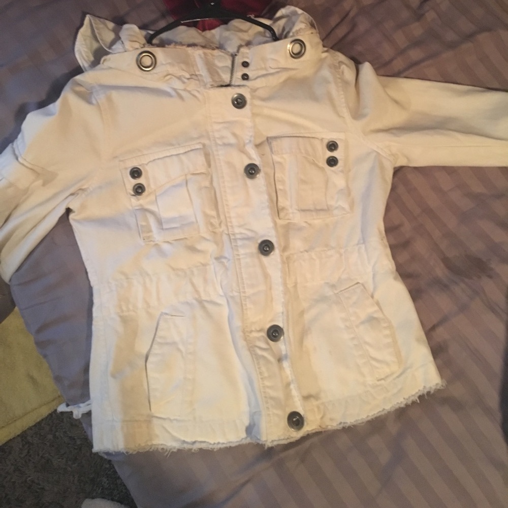 Off white denim jacket