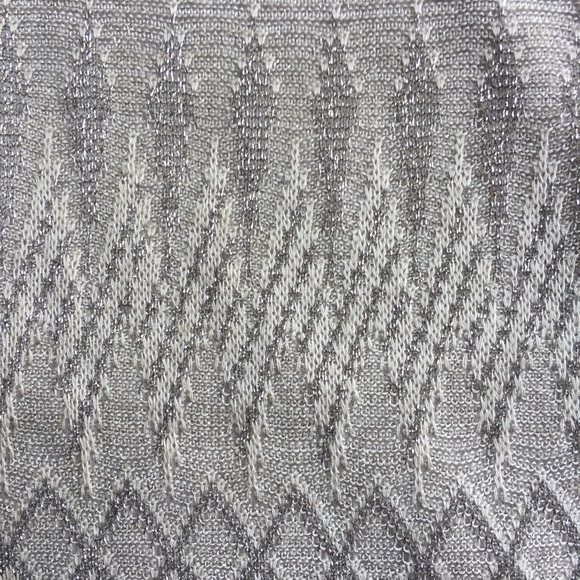 H&M Silver Stretch High-Waisted Mini Skirt - Picture 2 of 3