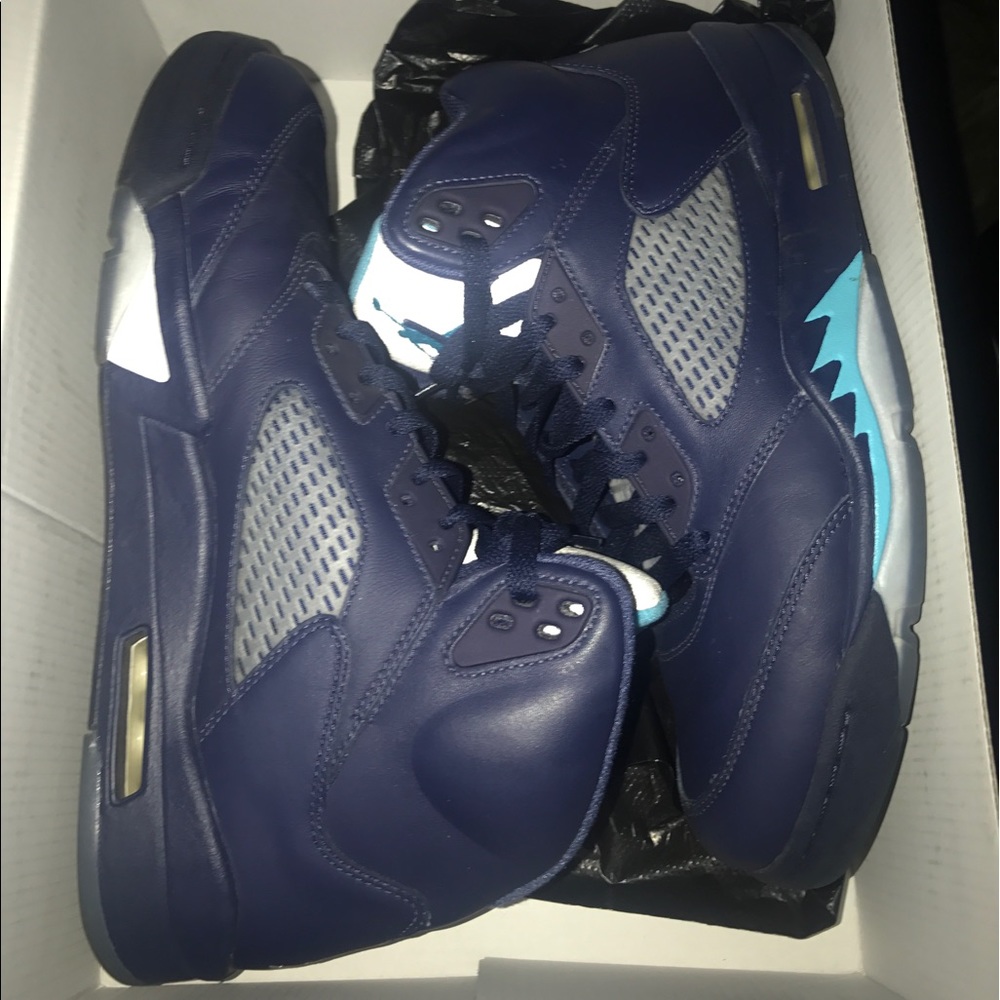 Retro 5 navy blue