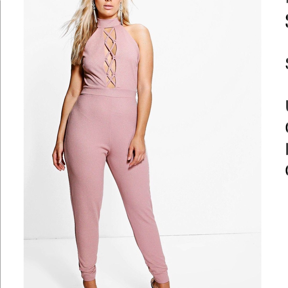 Light pink body suit