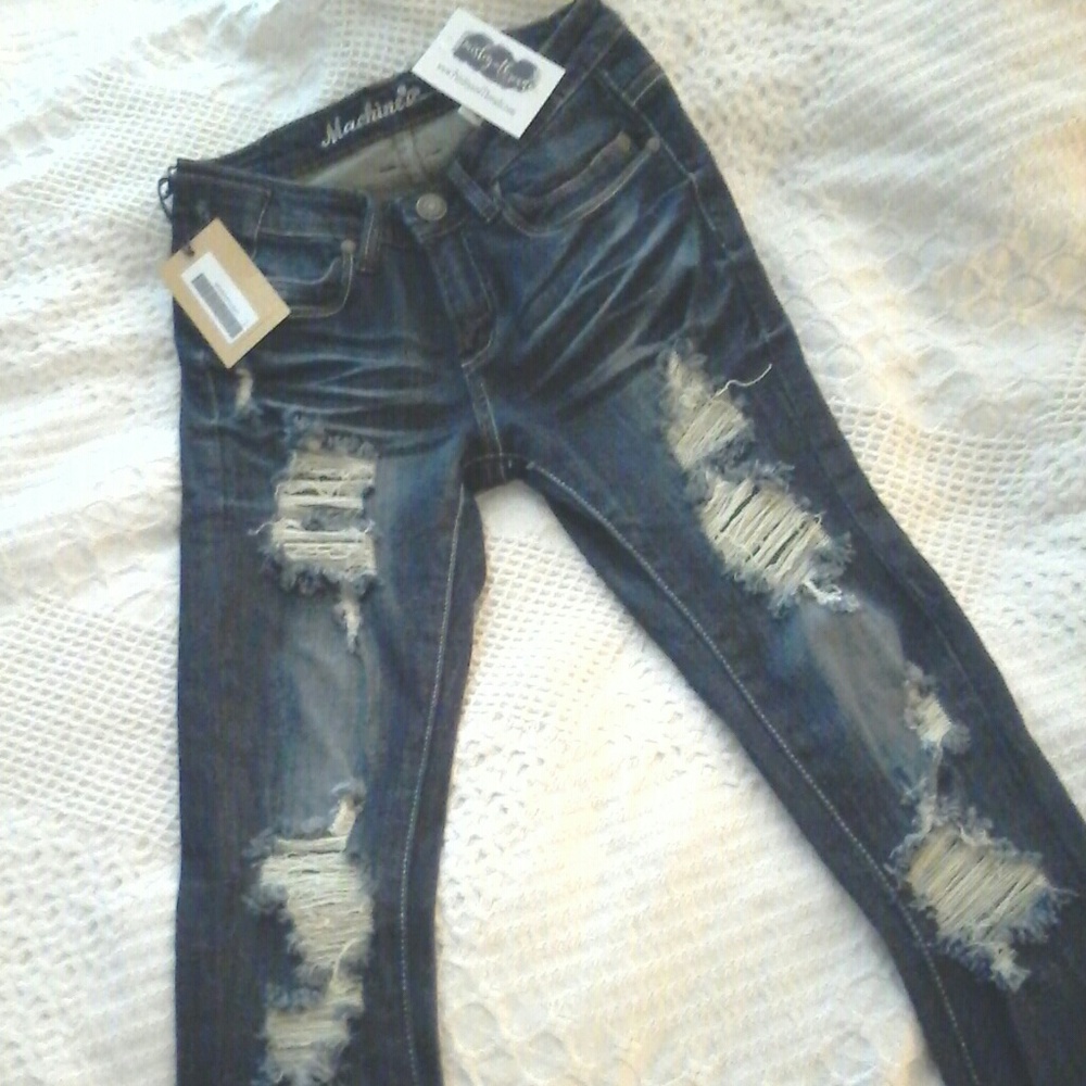 Paisley and Threads Distressed Carly jeans