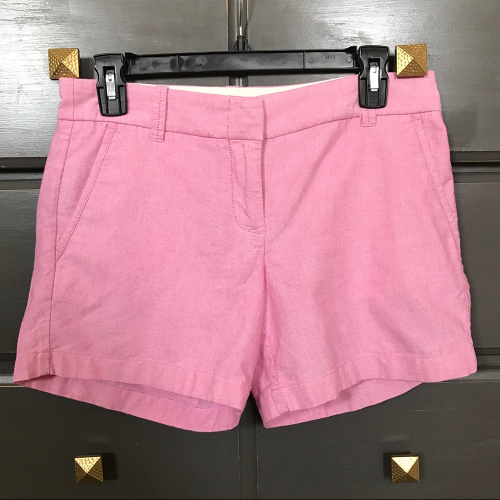 Pink JCREW Chino Shorts