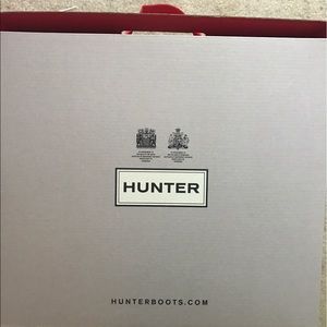 Hunter short rain boots size 8