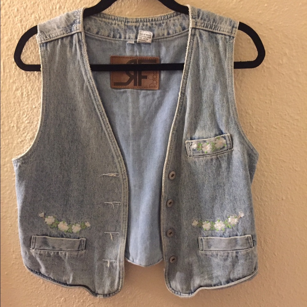 Vintage denim vest!