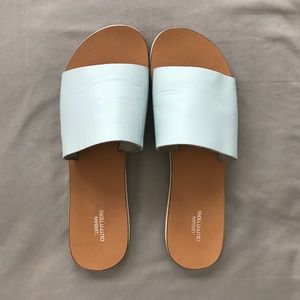 Urban Outfitters Charlie Leather Slides