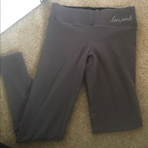 Gray Victoria's Secret Pink Leggings