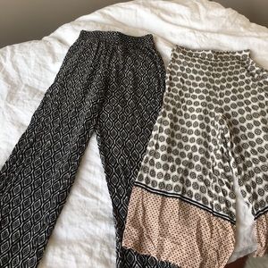 High waisted wide leg pant