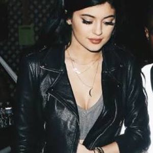Lambskin Leather Jacket wore by Kylie Jenner