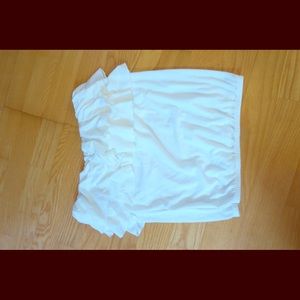 Strapless Ruffle Top