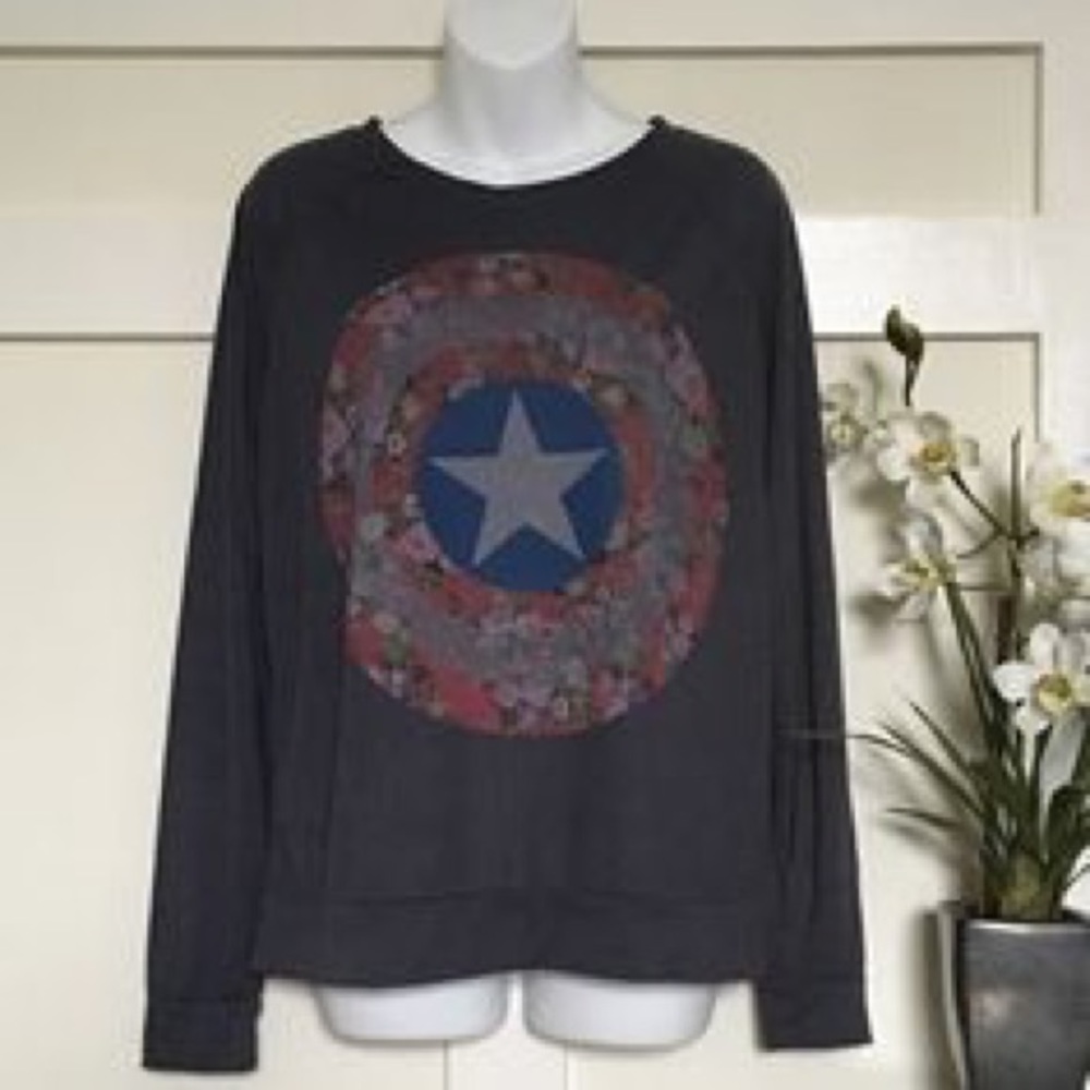 ISO Captain America Floral Shield Top 😍