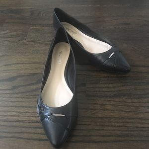 Black Nine West d'orsay flats