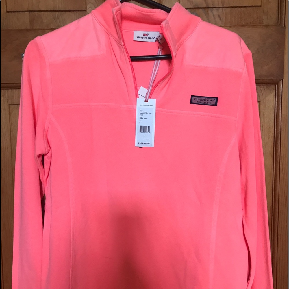 Coral Vineyard Vines Sweatshirt