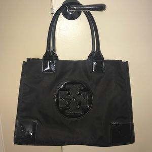 Tory Burch Mini Ella Tote Bag, Black