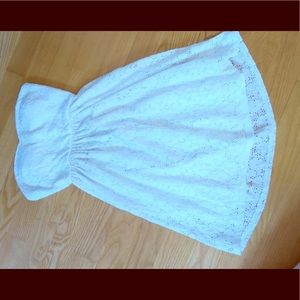 Strapless Lace Dress