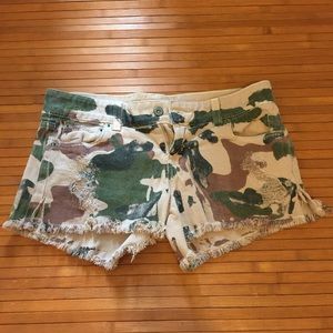 Carmar Denim Camo Shorts