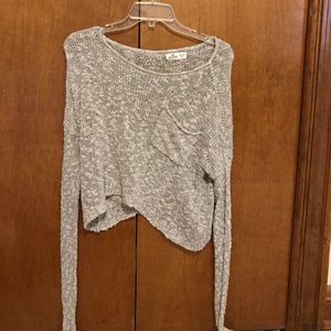 Hollister crop top sweater